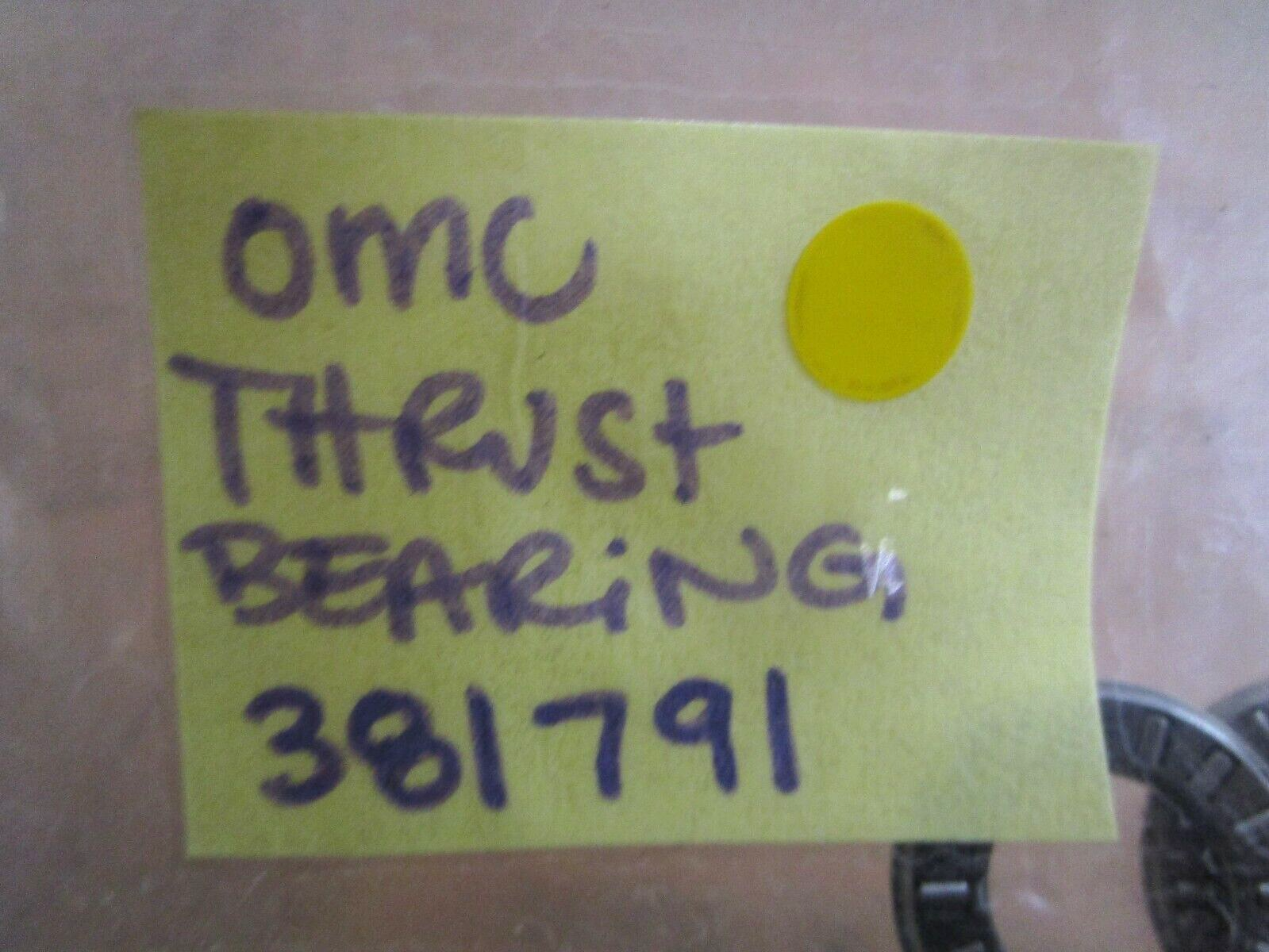 *NEW OEM* 0750 OMC Johnson Evinrude THRUST BEARING 381791 0381791