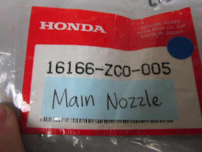 *NEW OEM* 0720 Honda Main Nozzle 16166-ZC0-005