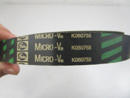 Gates K060755 Micro-V Serpentine Belt 6-Rib 75.49in NEW 0810