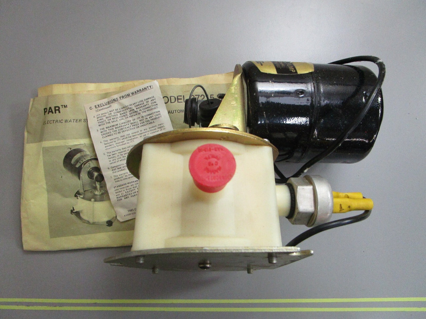 *NEW* 0820 Jabsco PAR Water System Pump 37215-1000