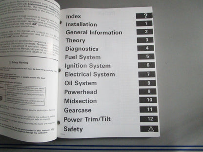 NEW OEM OMC Johnson Evinrude 787025 0787025 1999 90° V6 FFI Service Manual 0820