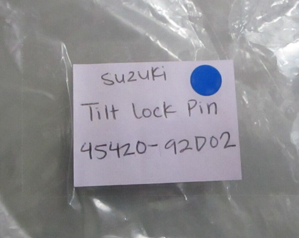*NEW OEM* 0810 Suzuki Tilt Lock Pin 45420-92D02