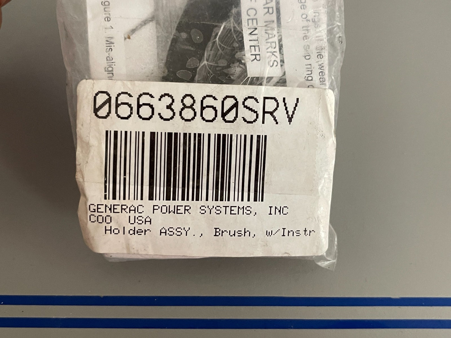 *NEW OEM* 0720 Generac Brush Holder 0663860SRV