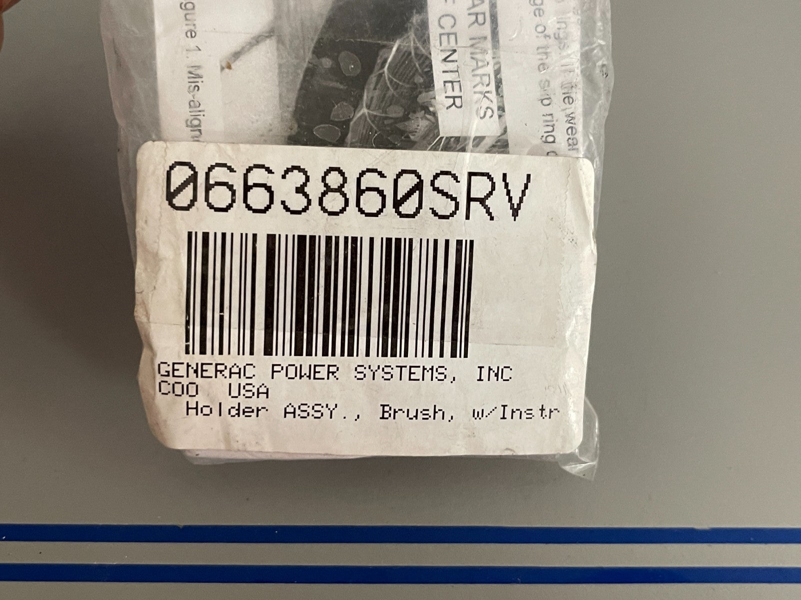*NEW OEM* 0720 Generac Brush Holder 0663860SRV
