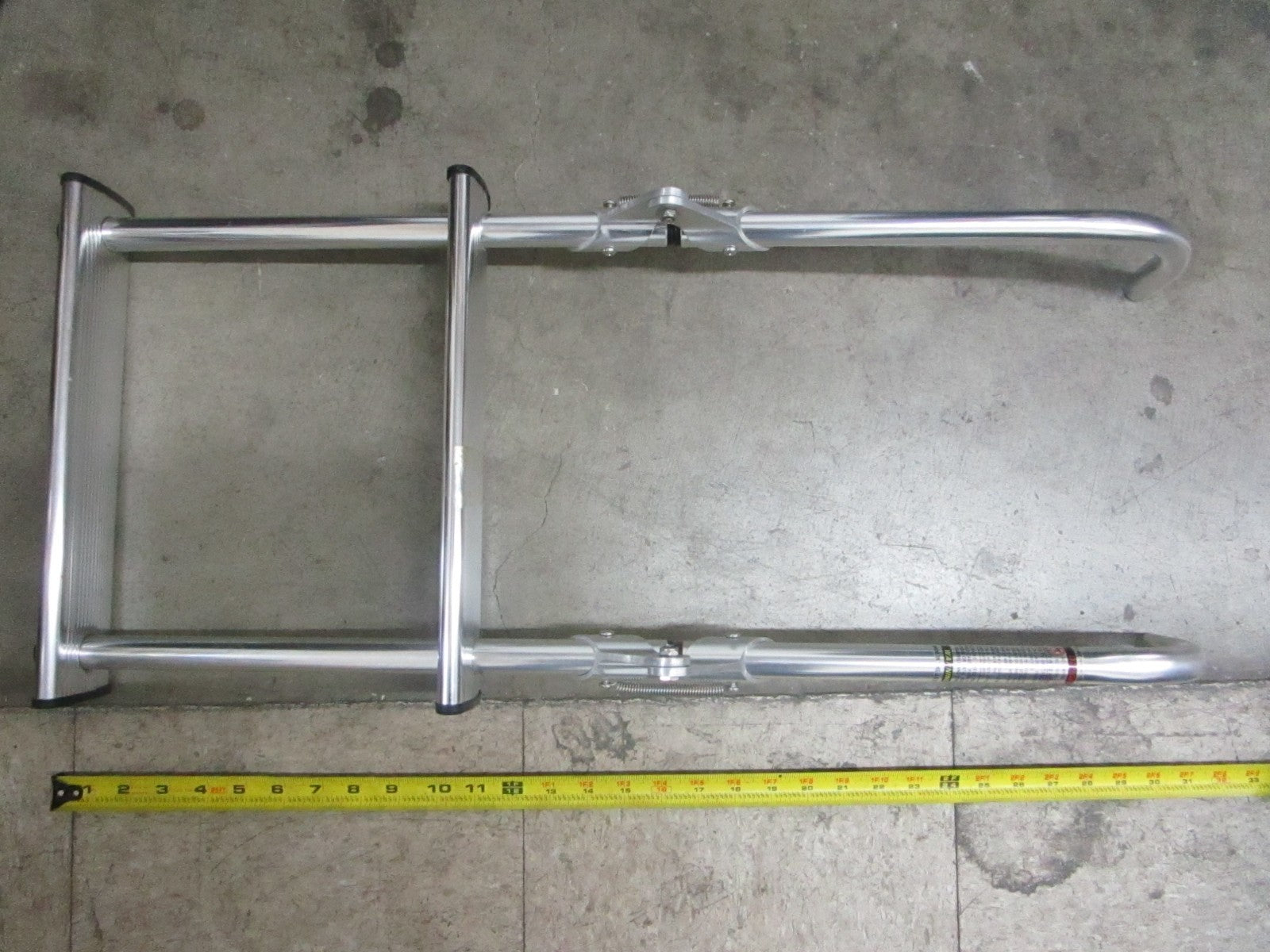*NEW OEM* 0820 Dotline 2-Step Folding Transom Ladder SFM-2A