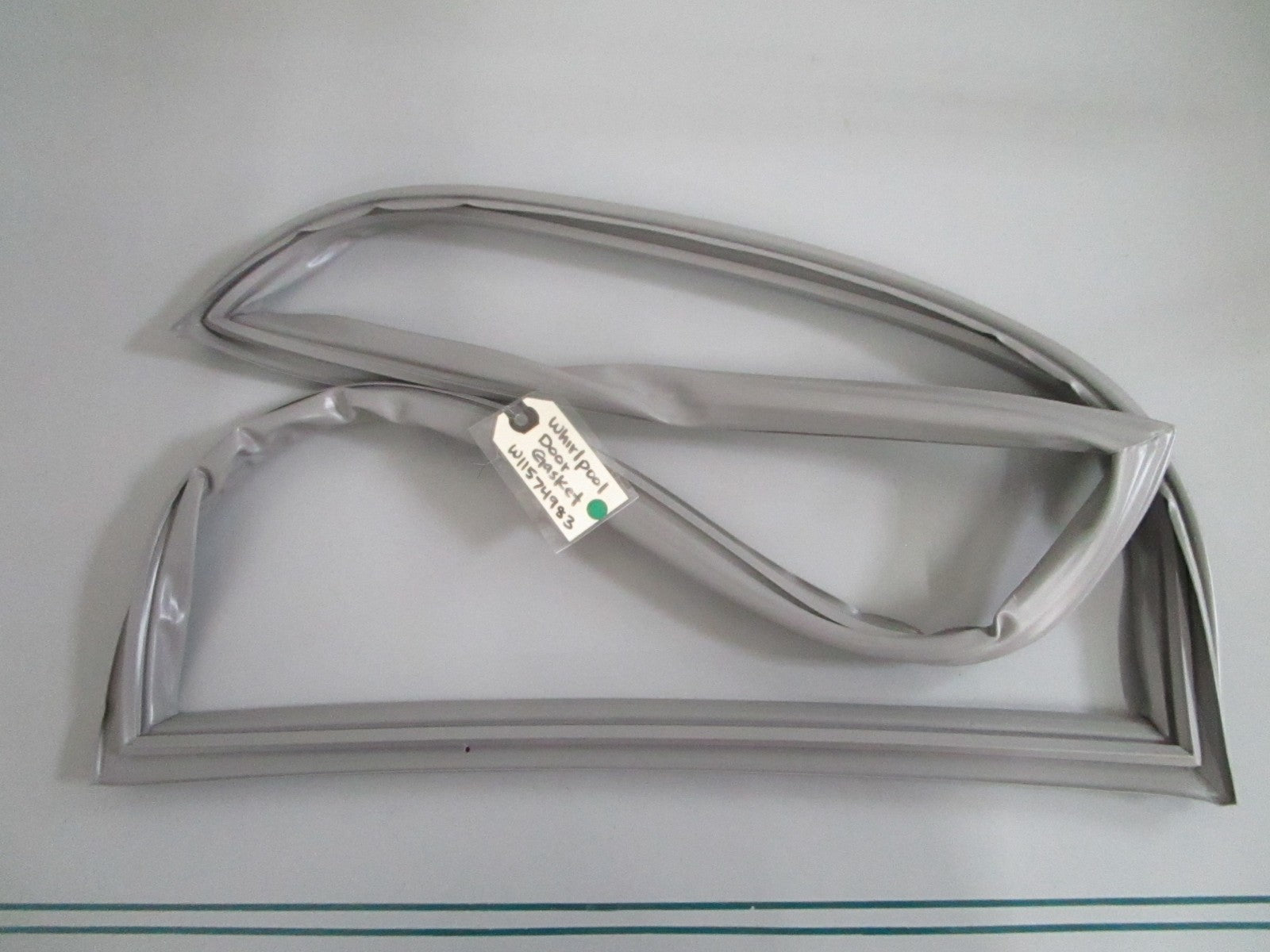Whirlpool NEW OEM Refrigerator Freezer Door Gasket Gray W11574983 NOS Part 0820