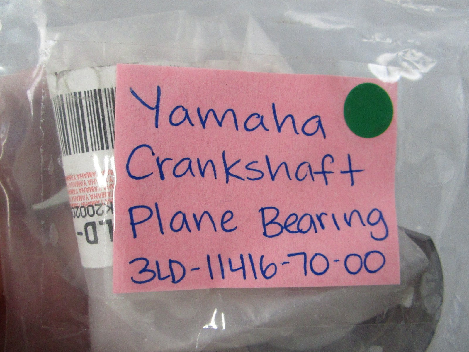 NEW OEM 3LD-11416-70-00 Yamaha Crankshaft Plane Bearing 0810