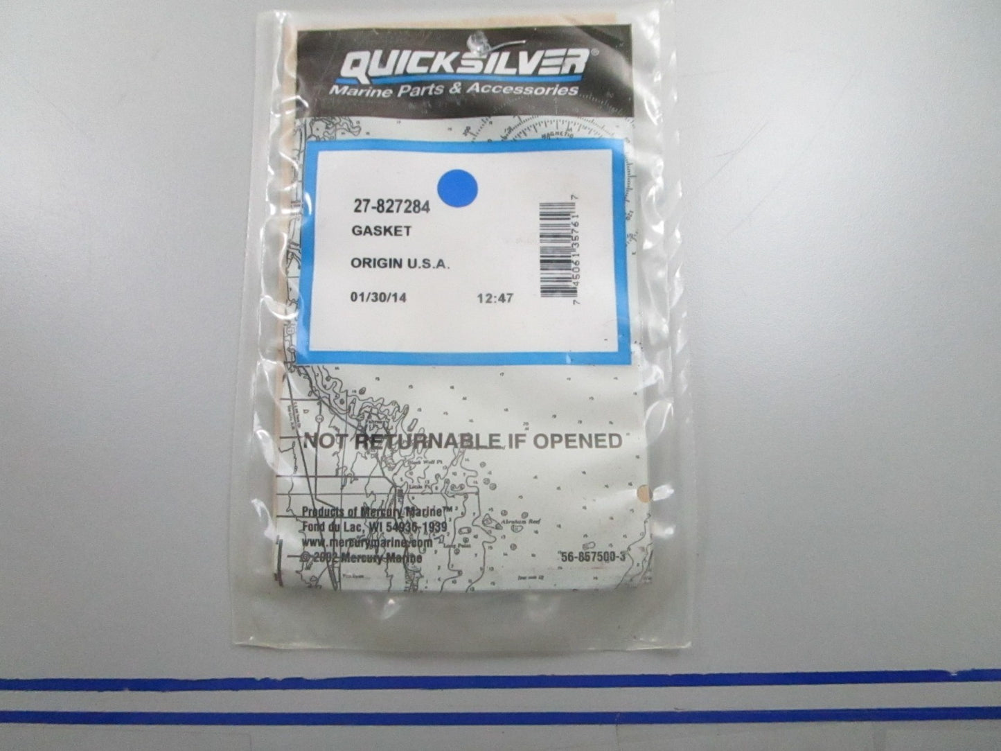 *NEW OEM* 0810 Mercury Quicksilver Gasket 27-827284