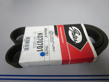 NEW K070701 Gates Micro-V 15/16" x 70 ¾" Serpentine Belt 0720