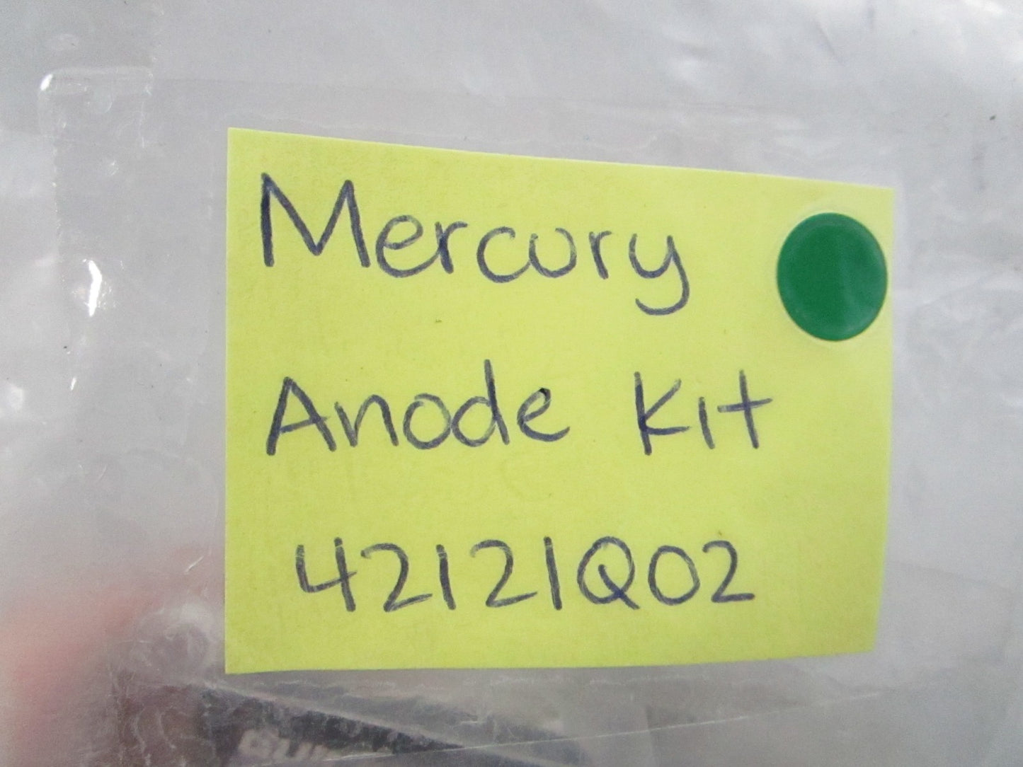 NEW OEM 42121Q02 Mercury Quicksilver Anode Kit 0810