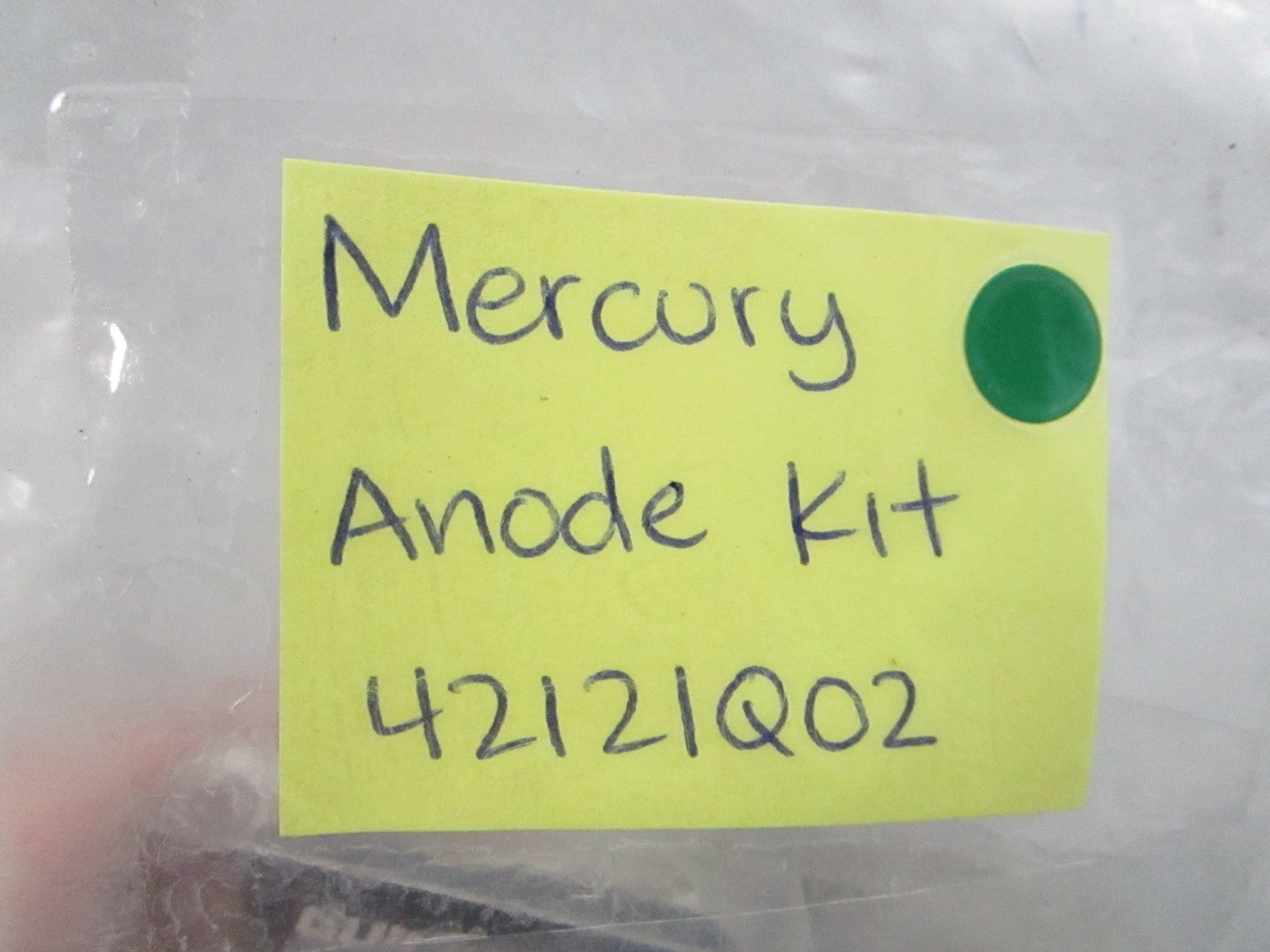 NEW OEM 42121Q02 Mercury Quicksilver Anode Kit 0810