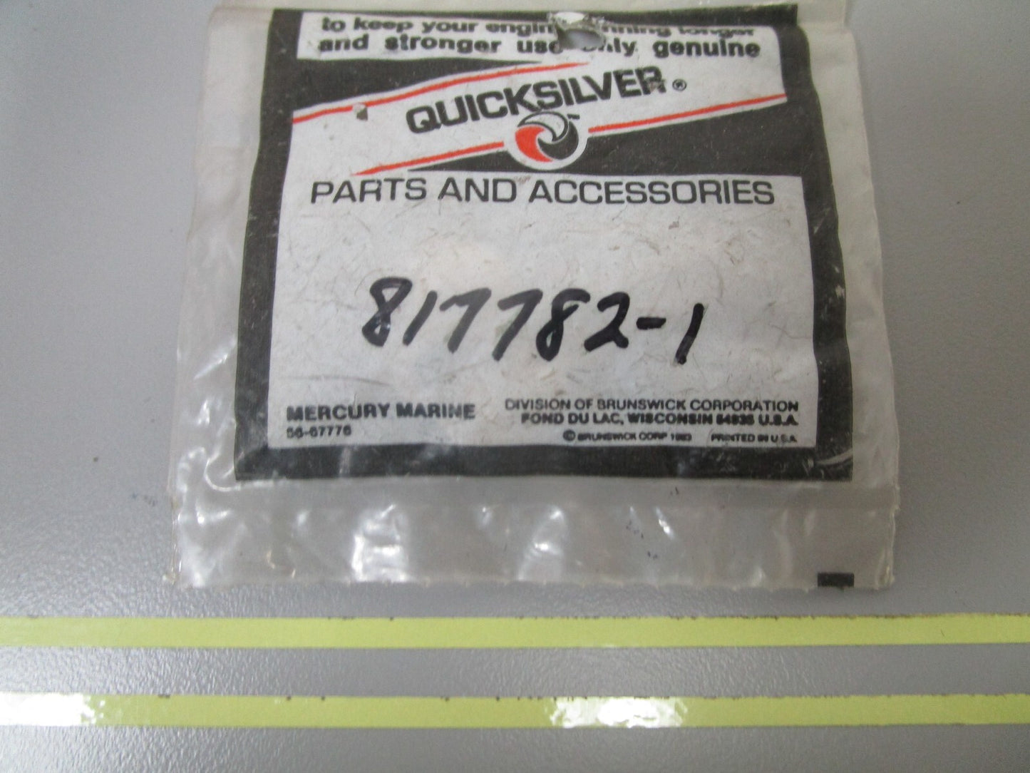 *NEW OEM* 0810 Mercury Quicksilver Key Set 817782-1