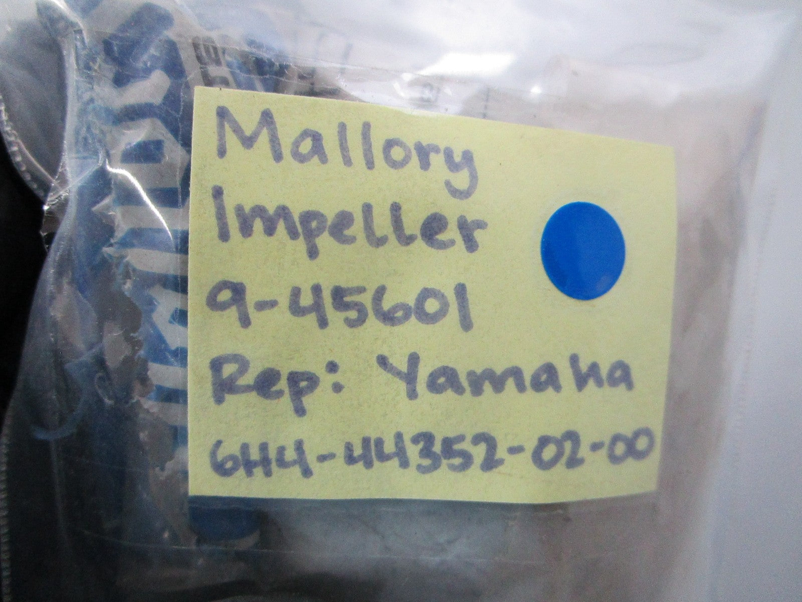 NEW 9-45601 Replaces: Yamaha 6H4-44353-02-00 Mallory Impeller 0810