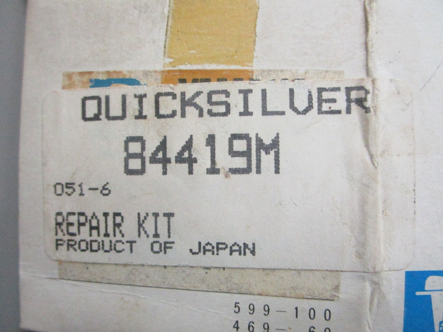 *NEW OEM* 0820 Mercury Quicksilver Carburetor Repair Kit 84419M