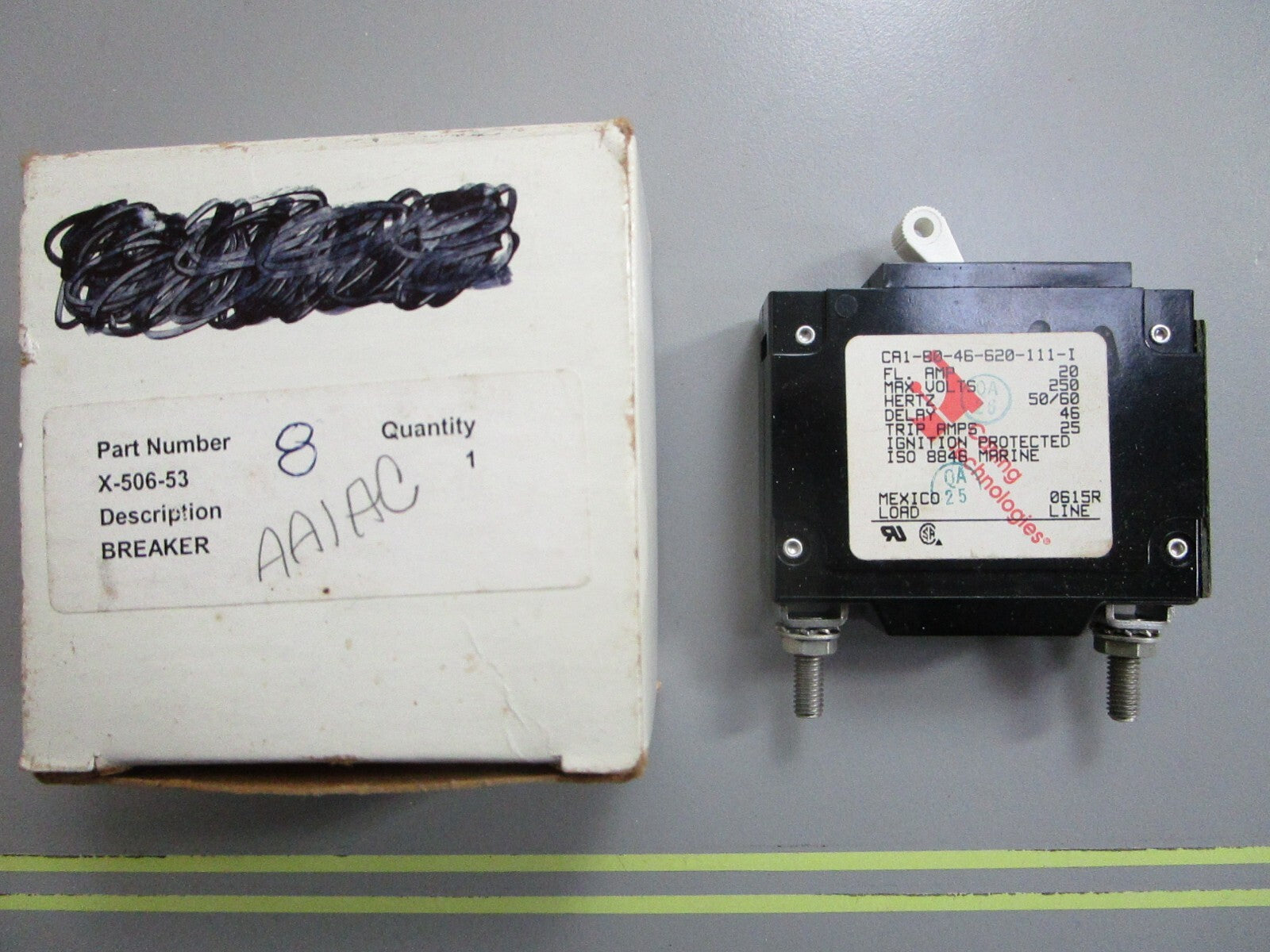 *NEW OEM* 0820 Kohler Breaker X-506-53 CA1-B0-46-620-111-I