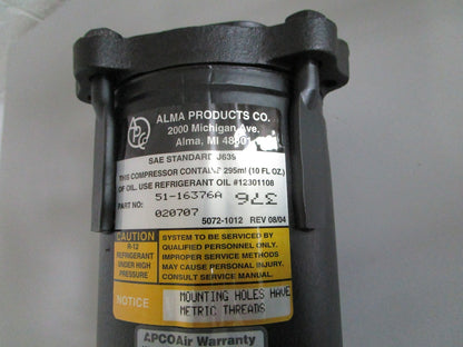 NEW 51-16376A 7511246 Alma Compressor Rep: 0002304911 Mercedes-Benz 0820