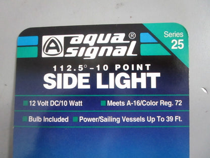 NEW OEM 3510202 Aqua Signal Series 25 12V Side Light 0820