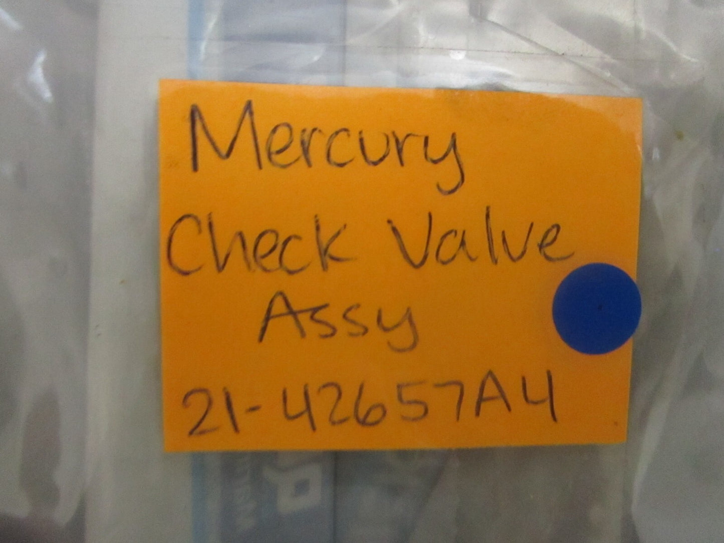 *NEW OEM* 0810 Mercury Quicksilver Check Valve Assembly 21-42657A4