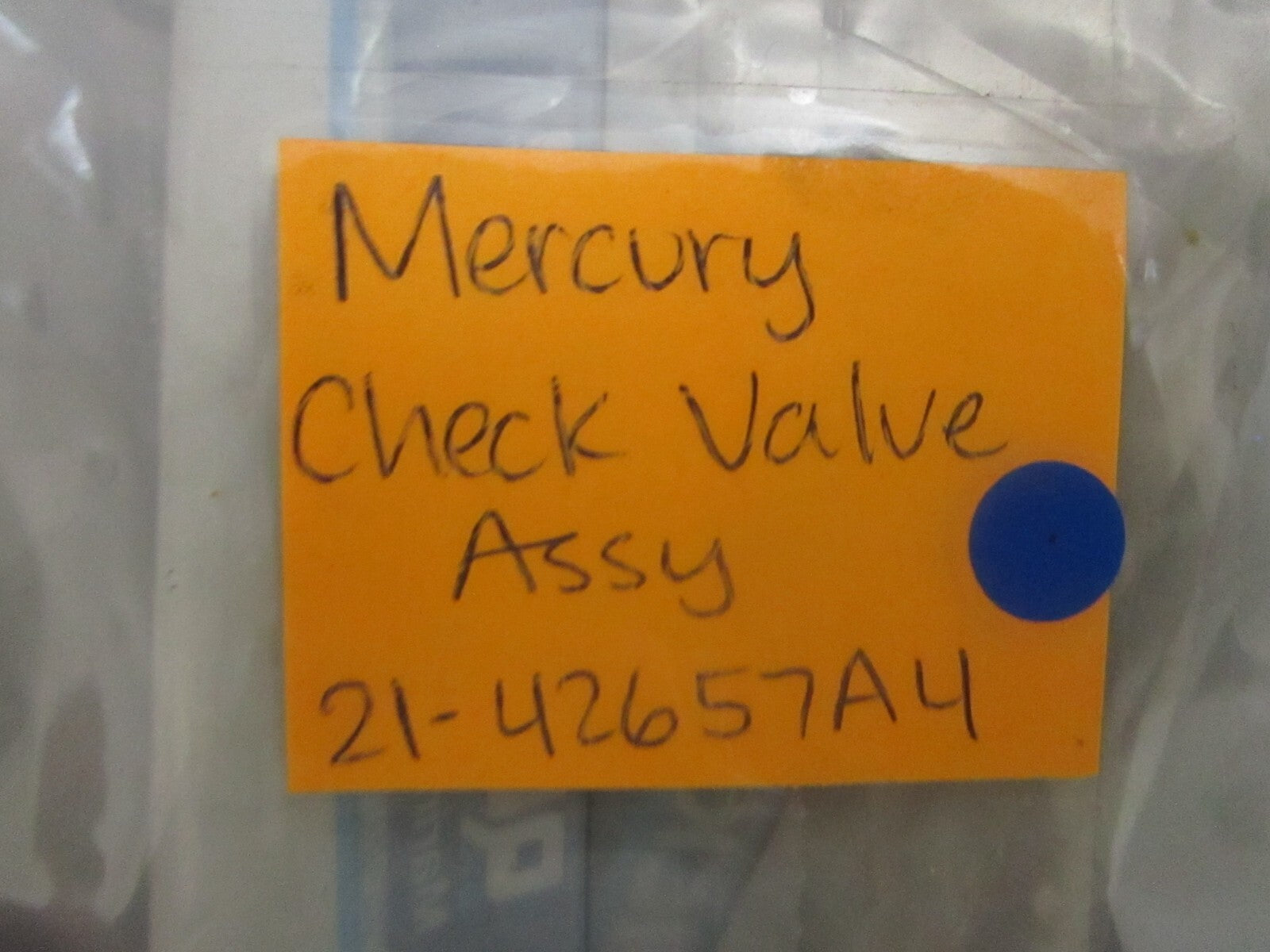 *NEW OEM* 0810 Mercury Quicksilver Check Valve Assembly 21-42657A4