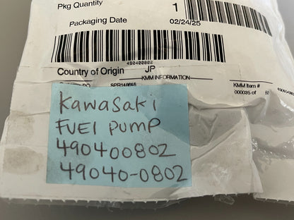 NEW OEM 490400802 49040-0802 Kawasaki Fuel Pump 0810