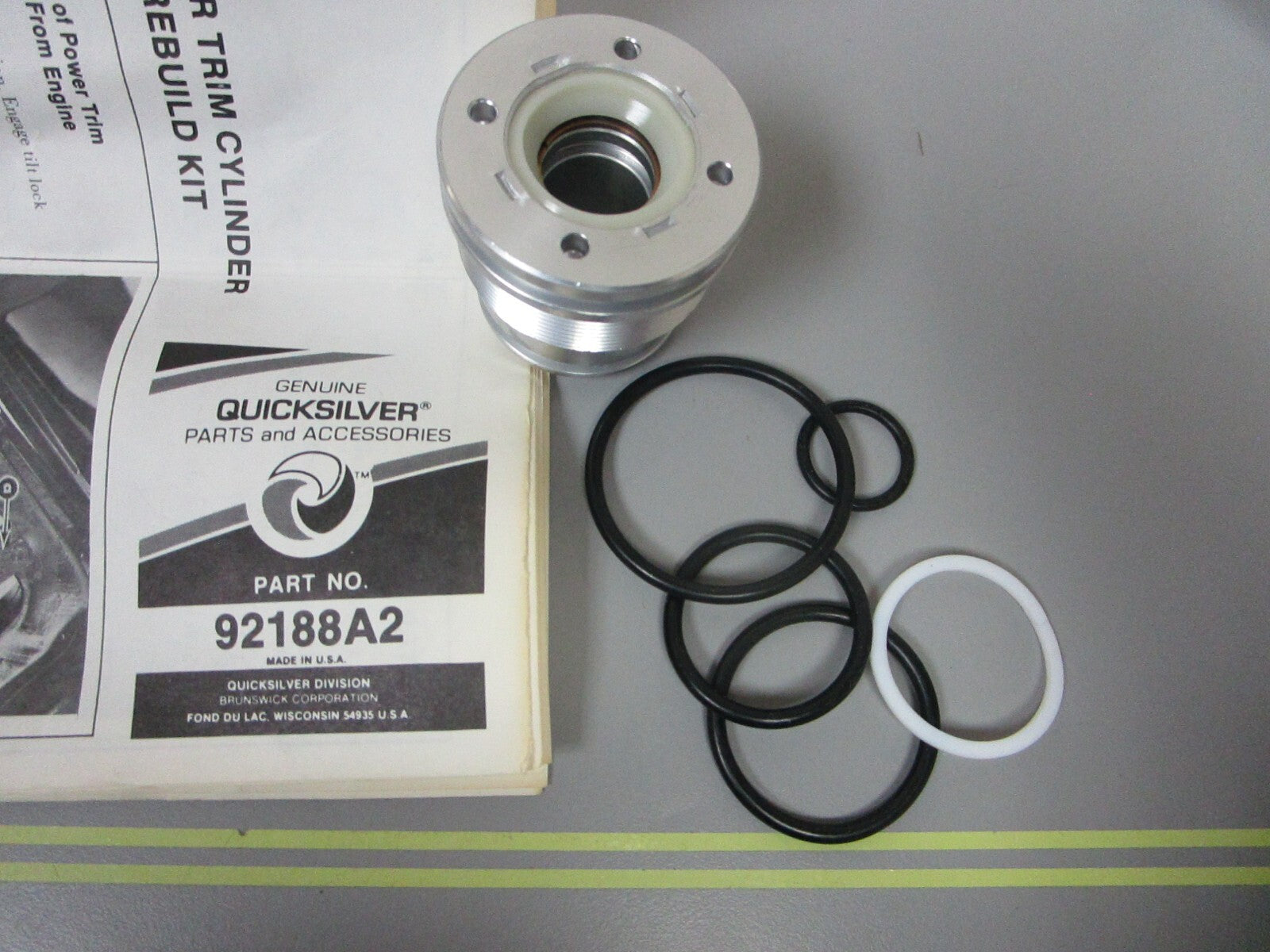 *NEW OEM* 0720 Mercury Quicksilver Trim Cylinder Rebuild Kit 92188A2