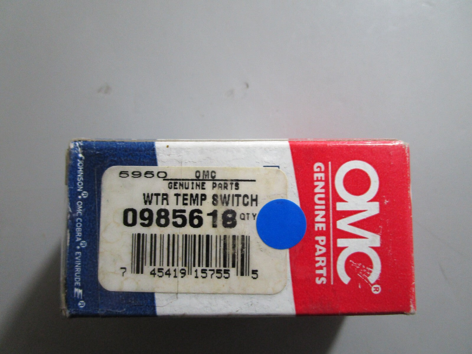 *NEW OEM* 0810 OMC Johnson Evinrude Water Temp Switch 985618 0985618