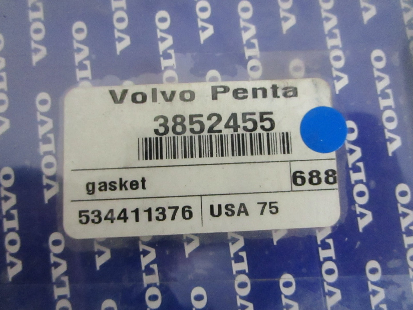 NEW OEM 3852455 Volvo Penta Gasket 0820