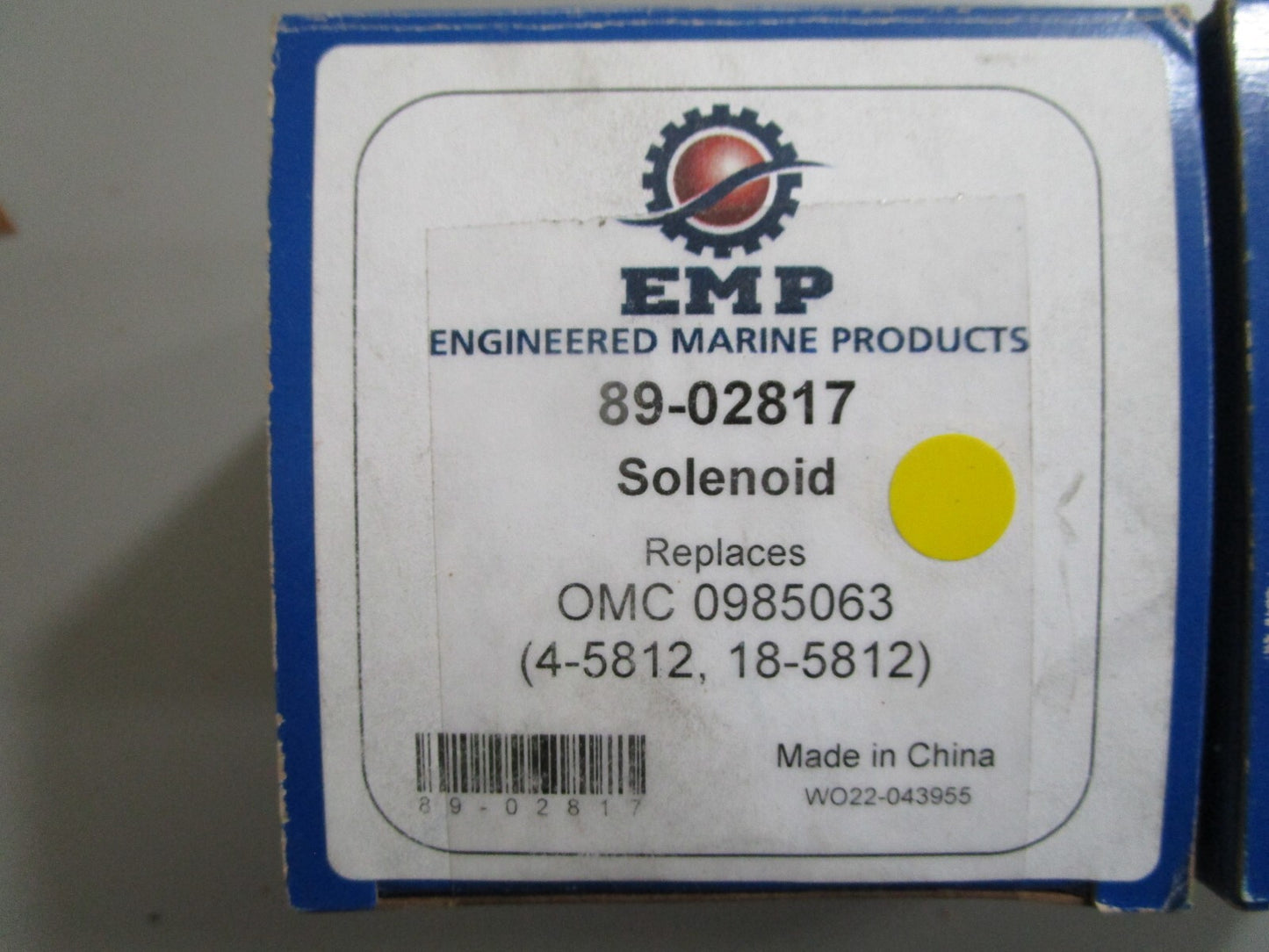*NEW* 0810 EMP Solenoid 89-02817 Replaces: OMC 985063 0985063