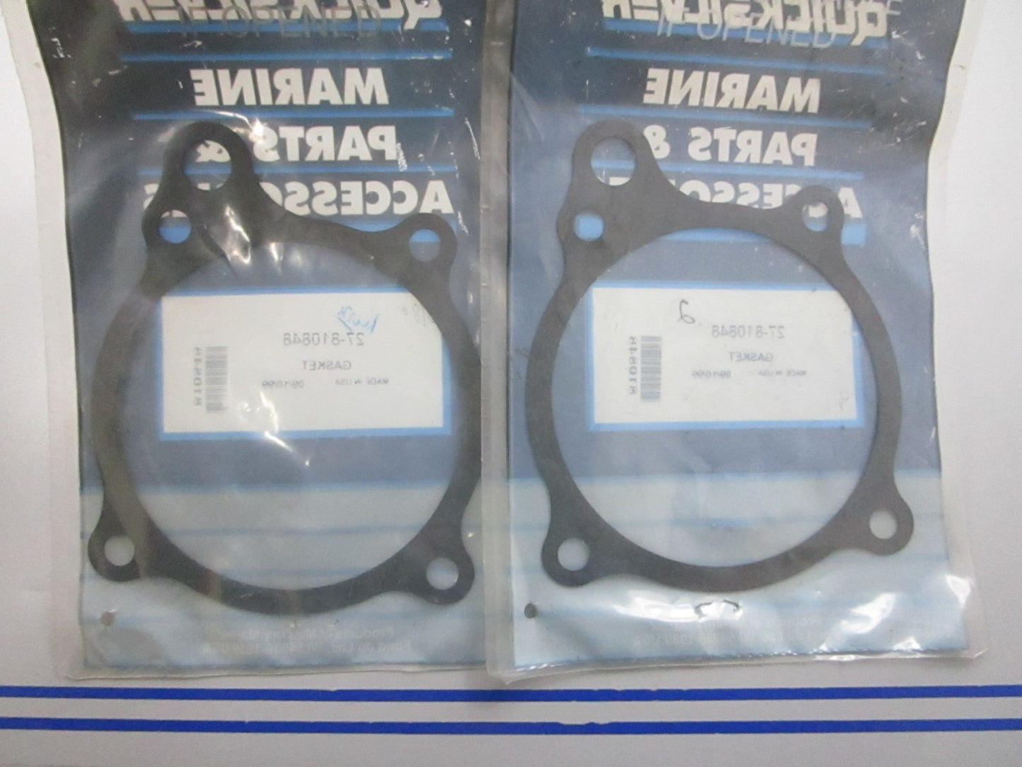 NEW OEM (LOT OF 2) 27-810848 Mercury Quicksilver Gasket 0810