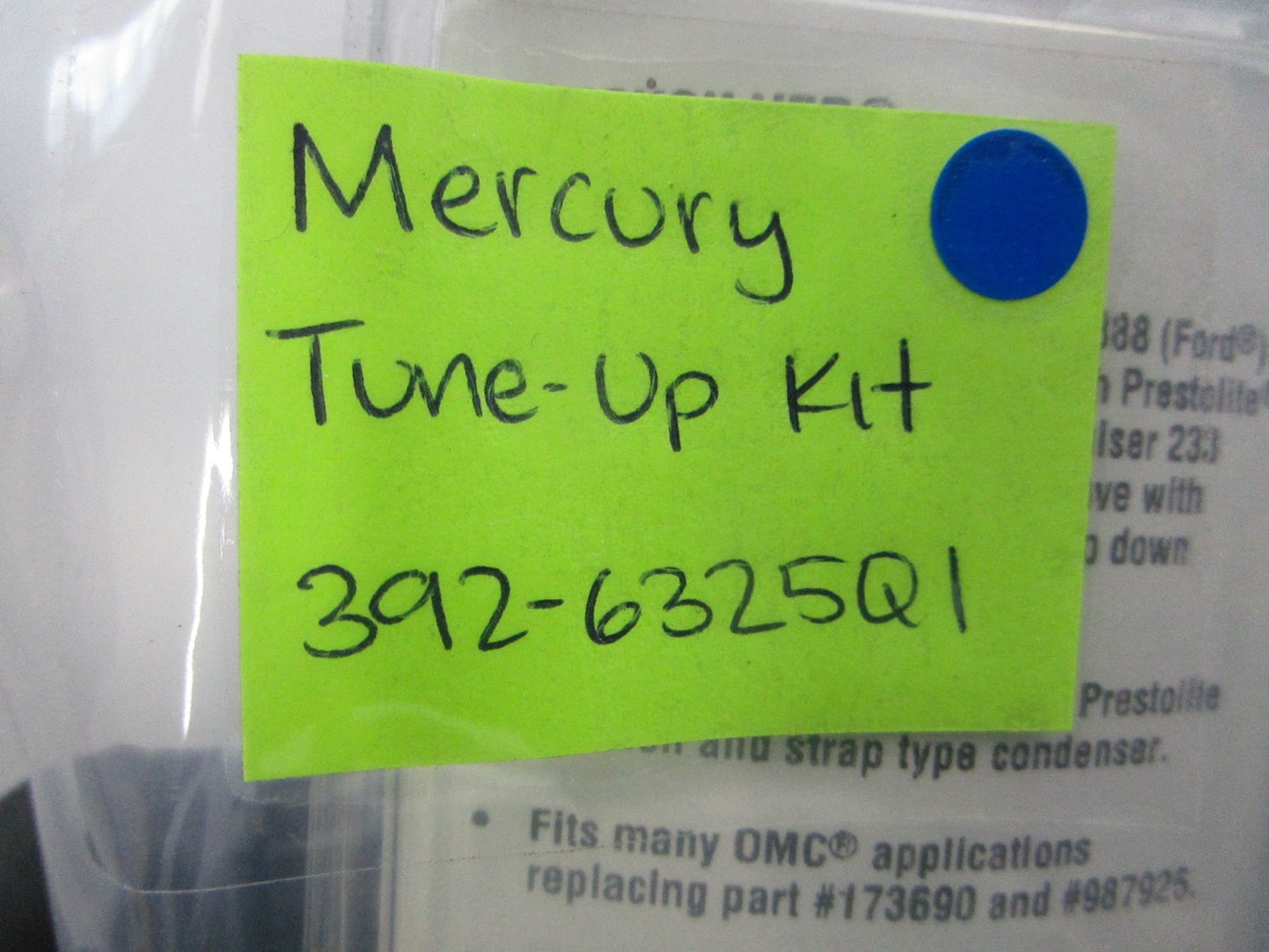 NEW OEM 392-6325Q1 Mercury Quicksilver Tune-Up Kit 0810