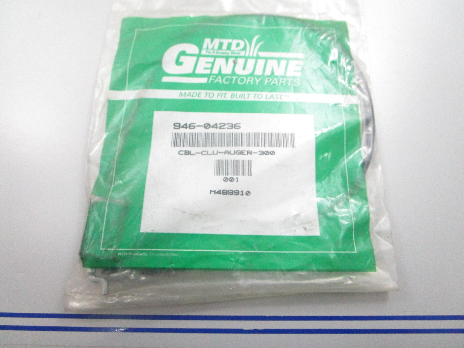 *NEW OEM* 0810 MTD Auger Clutch Cable 946-04236