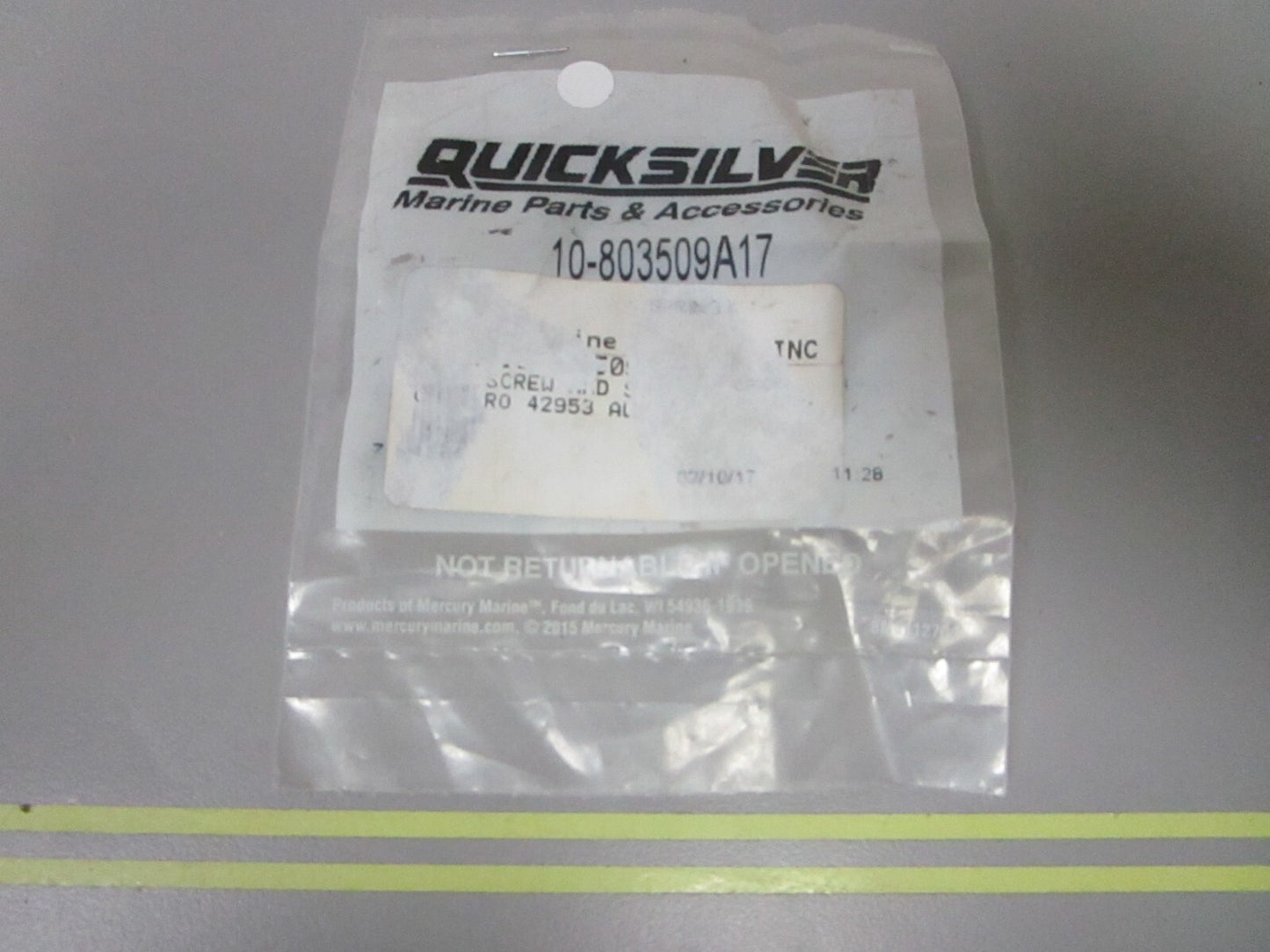 *NEW OEM* 0810 Mercury Quicksilver Screw & Spring Kit 10-803509A17