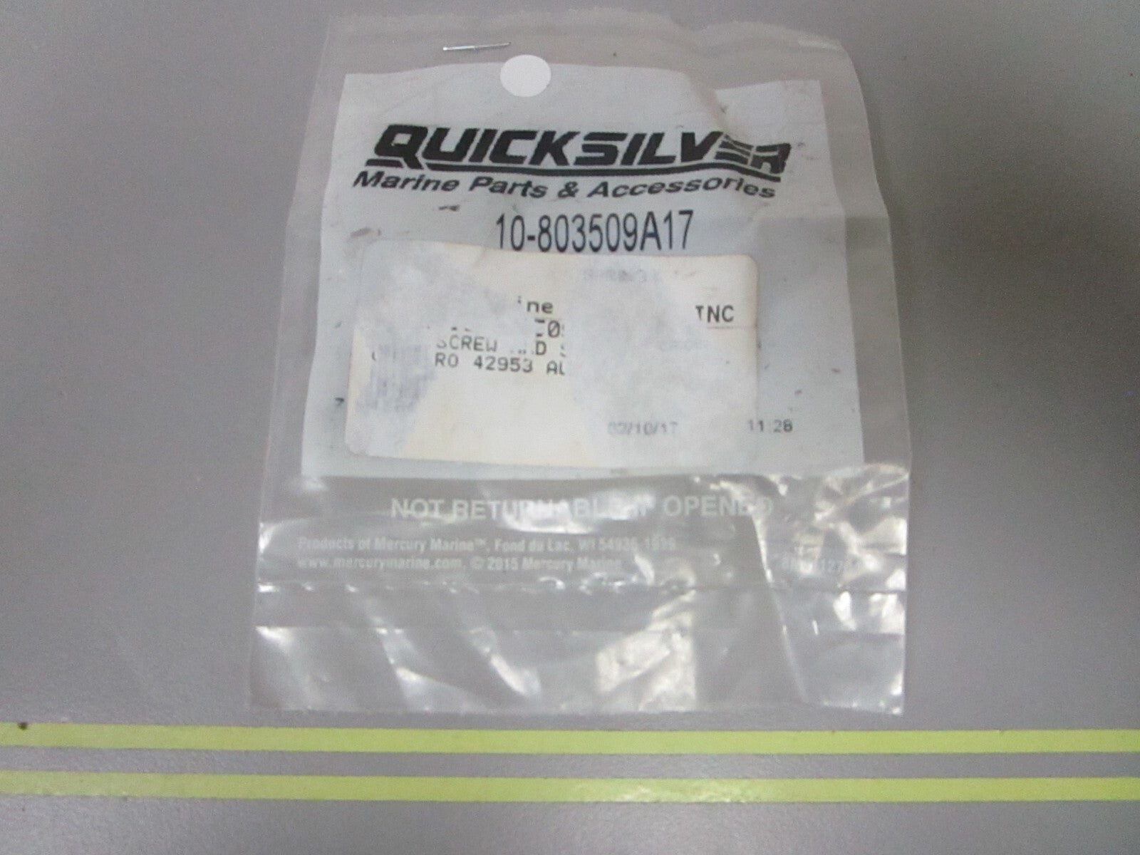 *NEW OEM* 0810 Mercury Quicksilver Screw & Spring Kit 10-803509A17