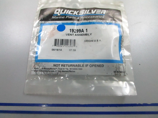 *NEW OEM* 0810 Mercury Quicksilver Vent Assembly 19299A 1