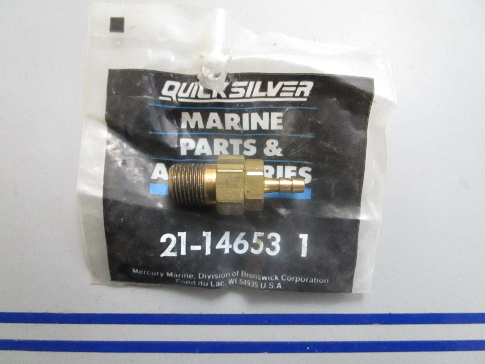 *NEW OEM* 0820 Mercury Quicksilver Check Valve 21-14653 1