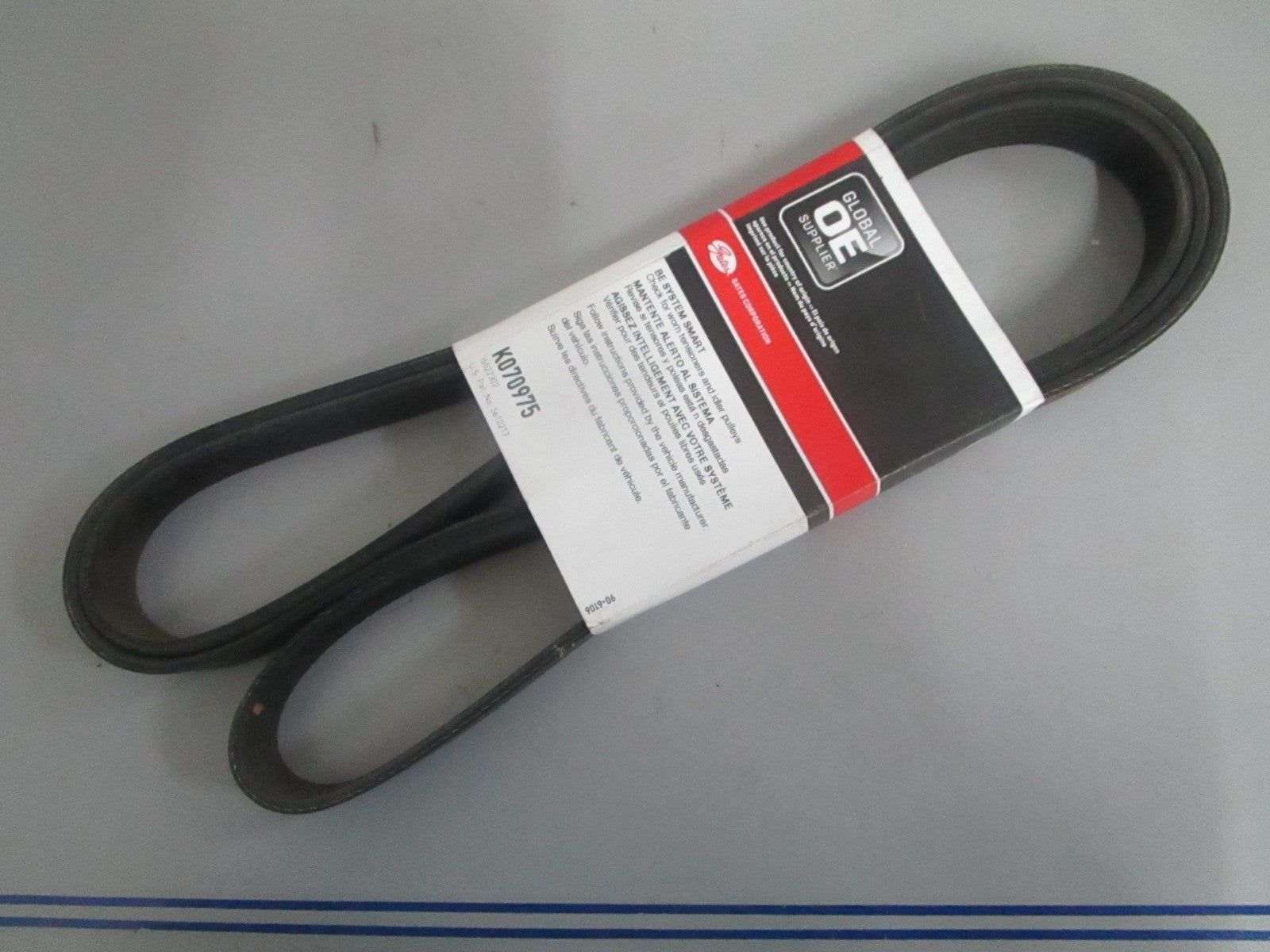 NEW K070975 Gates Century Series Micro-V Serpentine Belt 0820