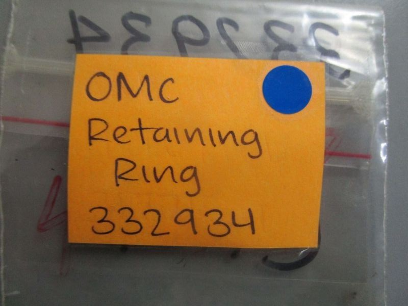 *NEW OEM* 0770 OMC Johnson Evinrude Retaining Ring 332934 0332934
