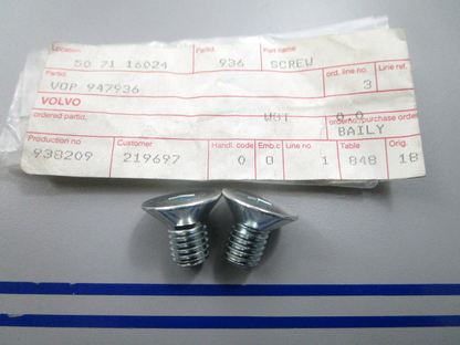 *NEW OEM* (LOT OF 2) 0810 Volvo Penta Hexagon Socket Screw 947936