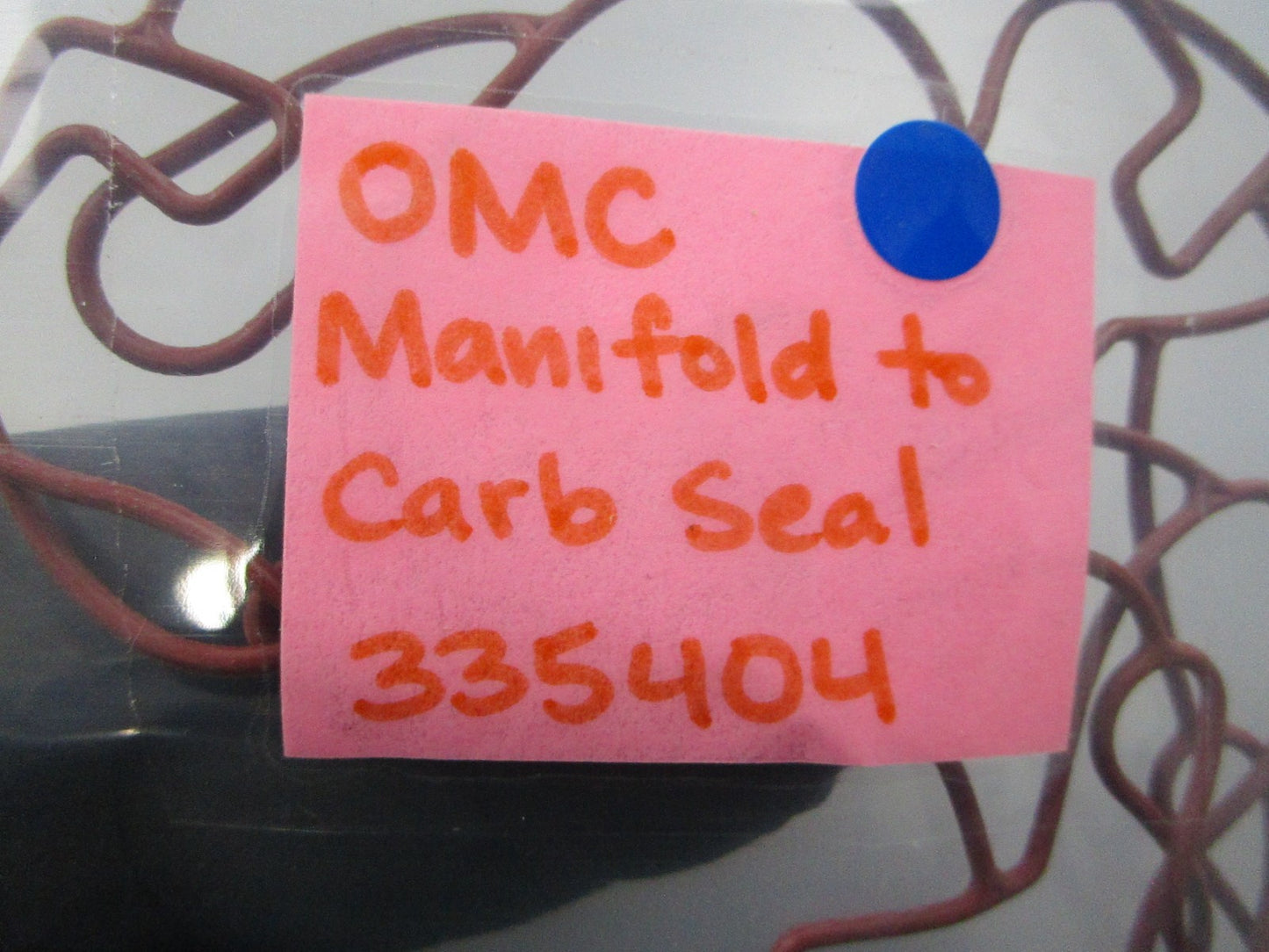 *NEW OEM* 0810 OMC Johnson Evinrude Manifold to Carb Seal 335404 0335404