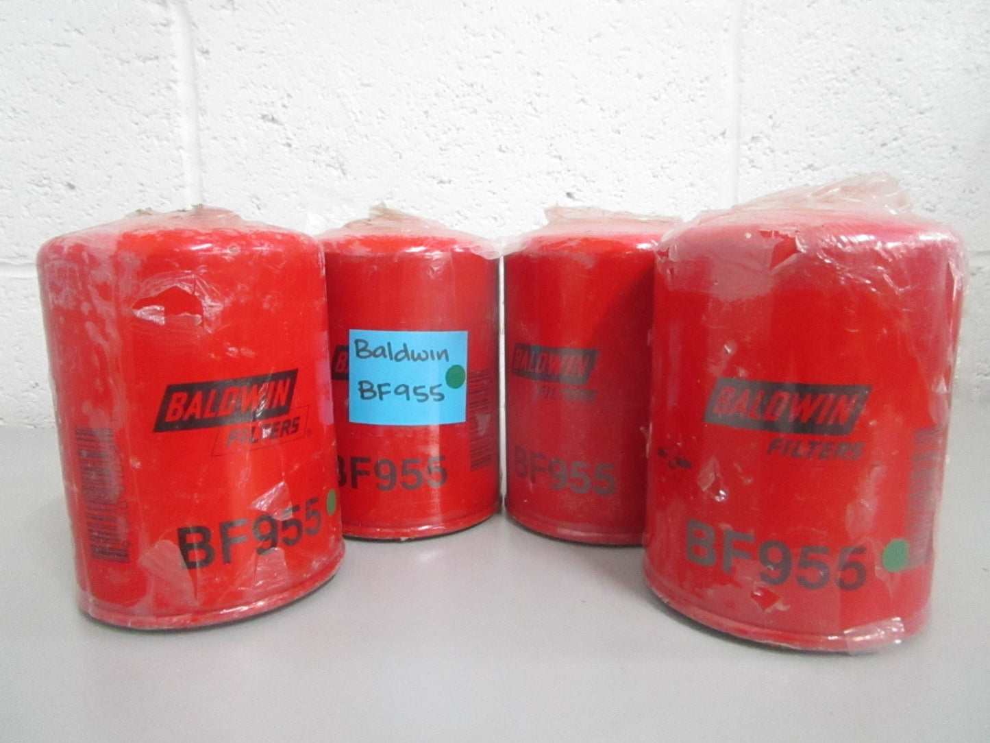 Baldwin BF955 Fuel Storage Tank Spin-On Filter Replacement LOT OF 4 NOS NEW 0820
