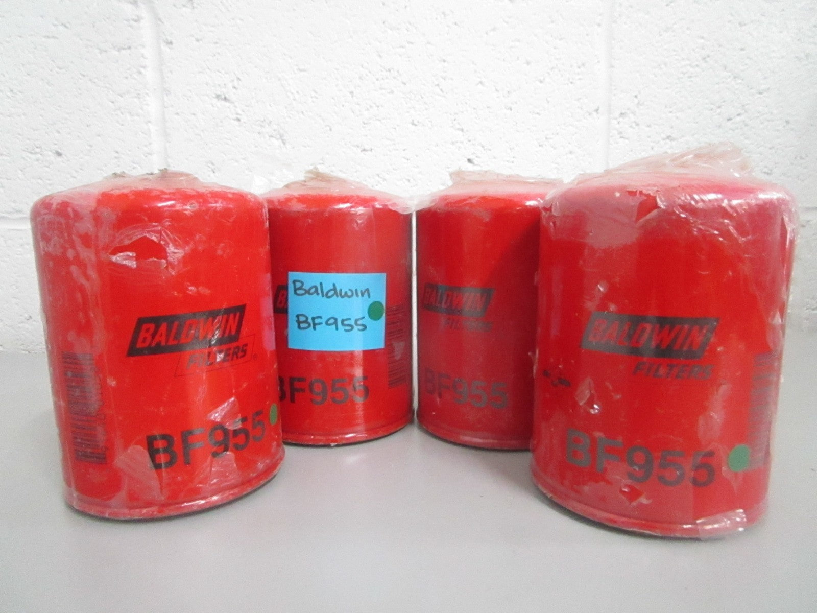 Baldwin BF955 Fuel Storage Tank Spin-On Filter Replacement LOT OF 4 NOS NEW 0820