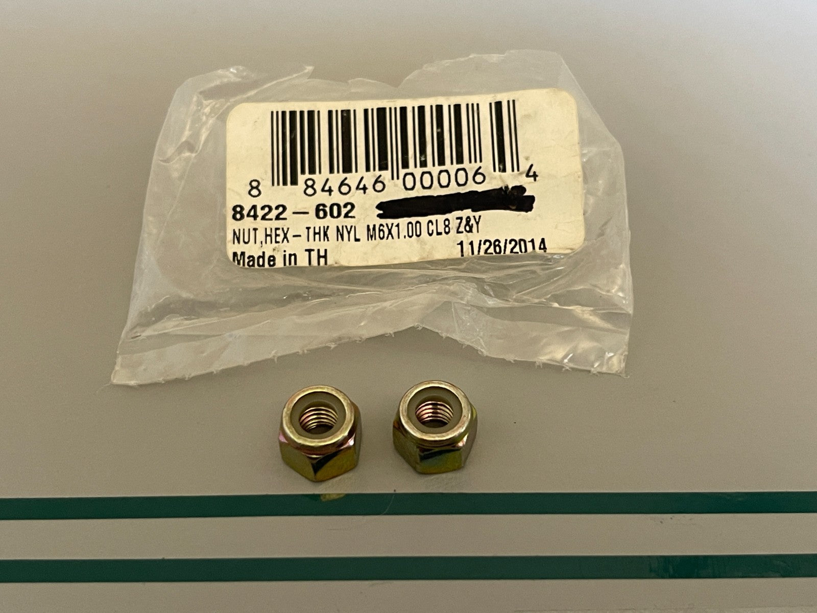 NEW OEM (LOT OF 2) 8422-602 Arctic Cat Hex Nut 0810