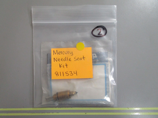 *NEW OEM* 0770 Mercury Quicksilver Needle Seat Kit 811534