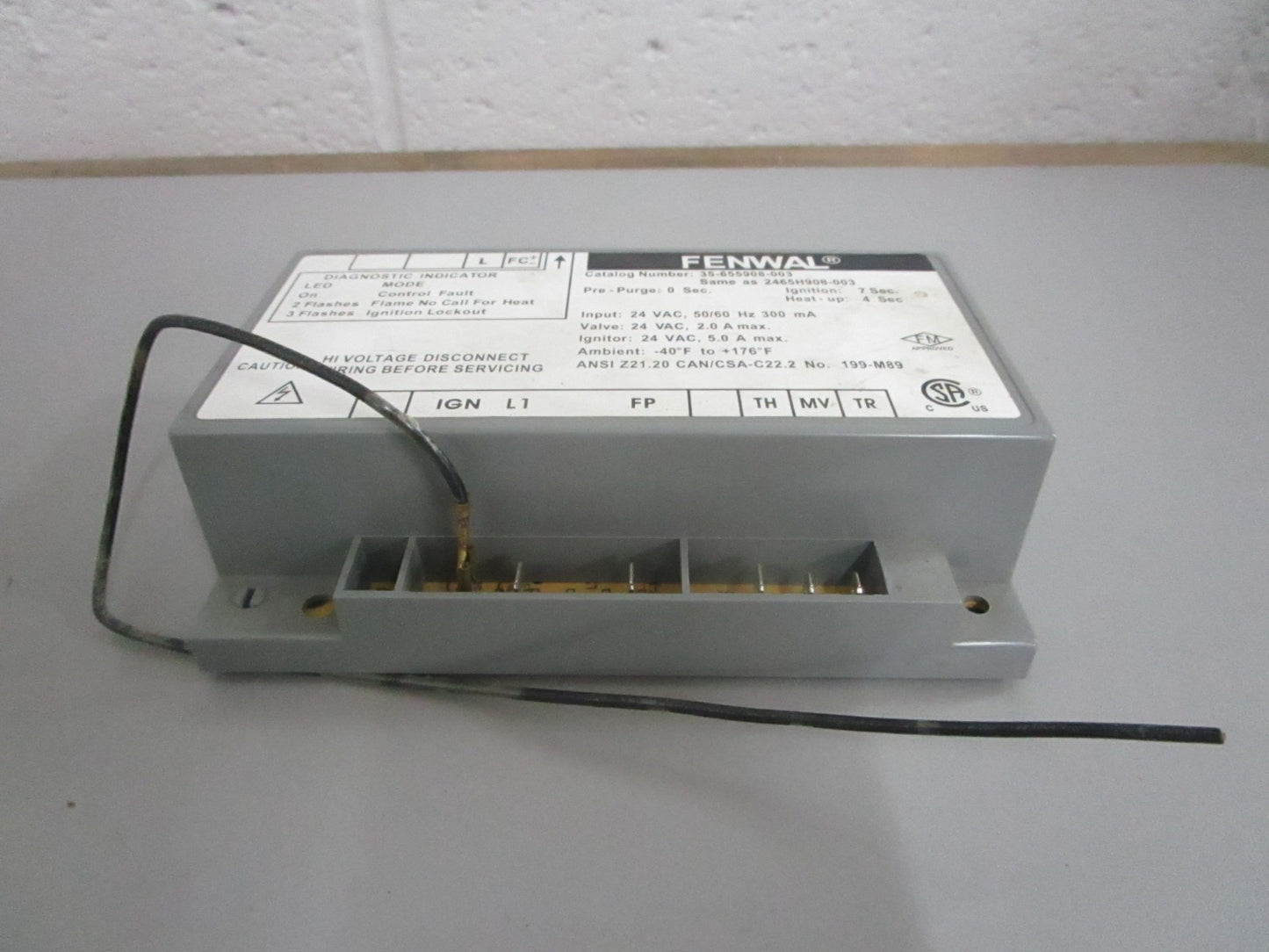 *NEW OEM* 0820 Fenwal Controls Ignition Control Circuit Board Module 35655908003