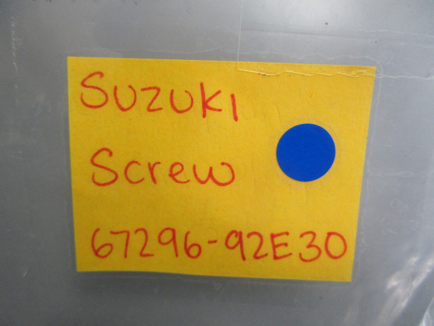 *NEW OEM* (LOT OF 4) 0810 Suzuki Screw 67296-92E30