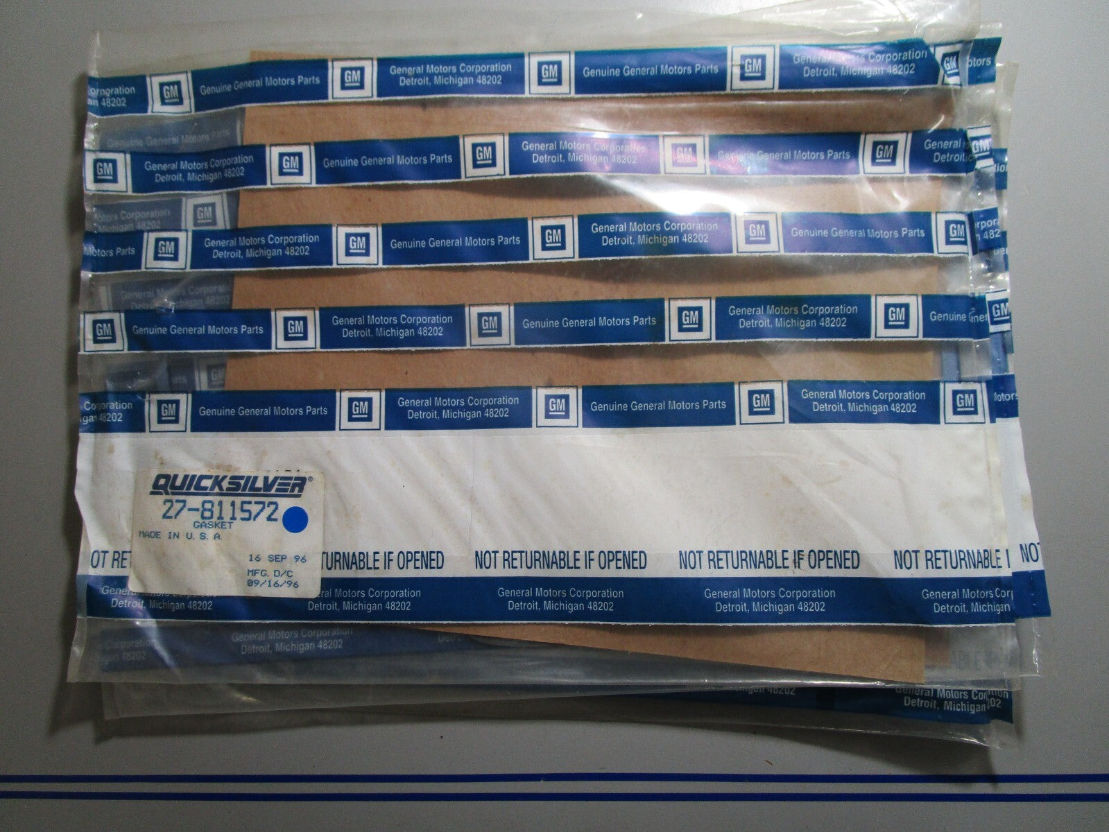 *NEW OEM* 0810 Mercury Quicksilver Gasket 27-811572