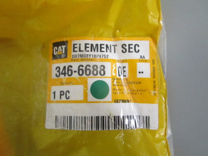 Caterpillar 346-6688 Secondary Air Cleaner Element C4.4 Backhoe NEW OEM 0820