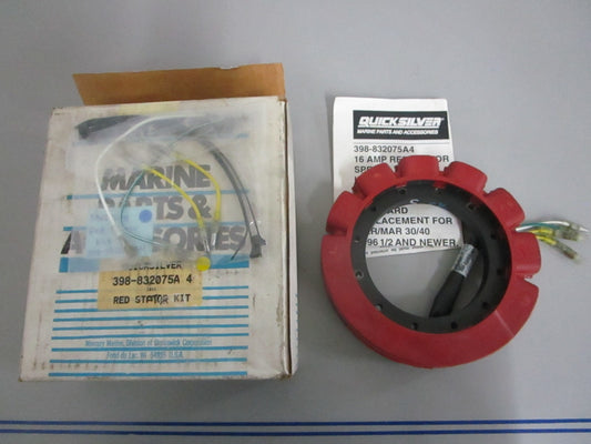 NEW OEM 398-832075A4 Mercury Quicksilver Red Stator Kit 0820