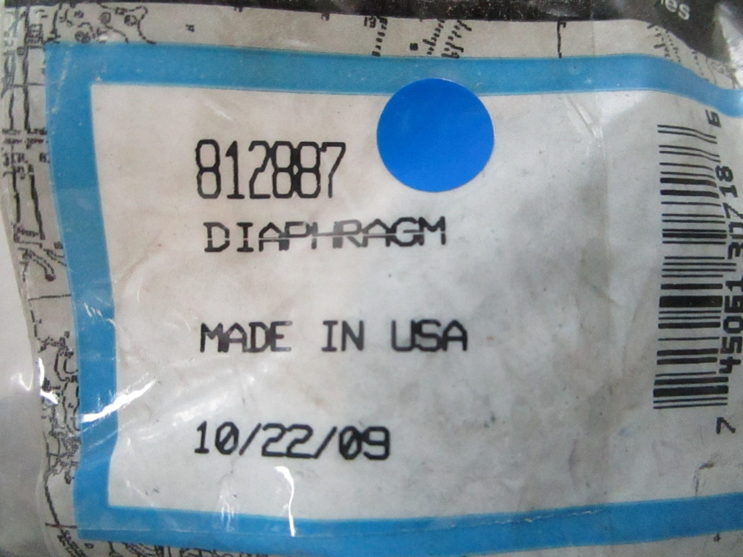 *NEW OEM* 0810 Mercury Quicksilver Diaphragm 812887