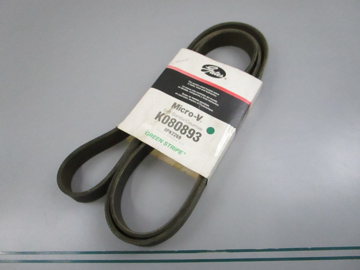 Gates NEW Micro-V Serpentine Belt K080893 8-Rib 89.875" 0810